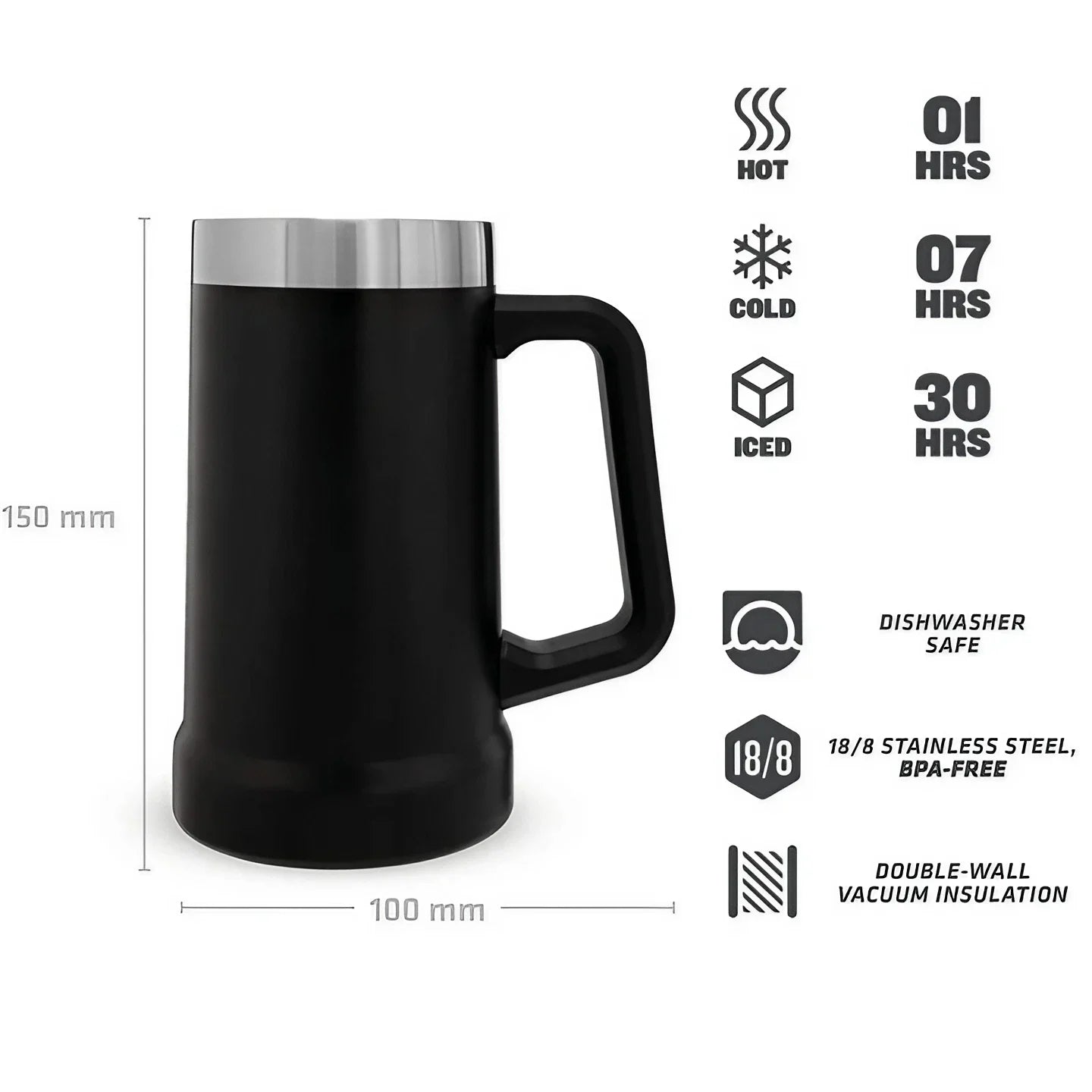 Caneca Térmica Copo Aço inoxidavel